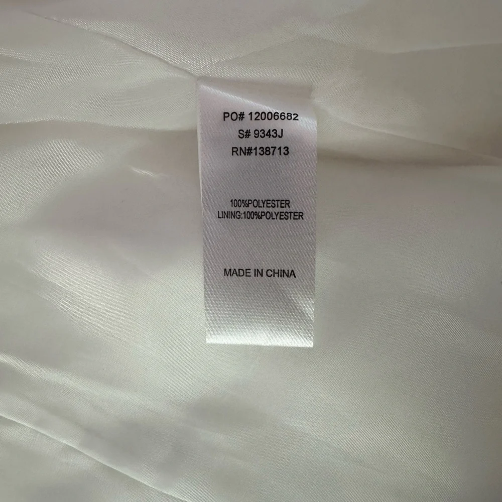 Doe & Rae White Women's Jacket, size L - Picture 6 of 7